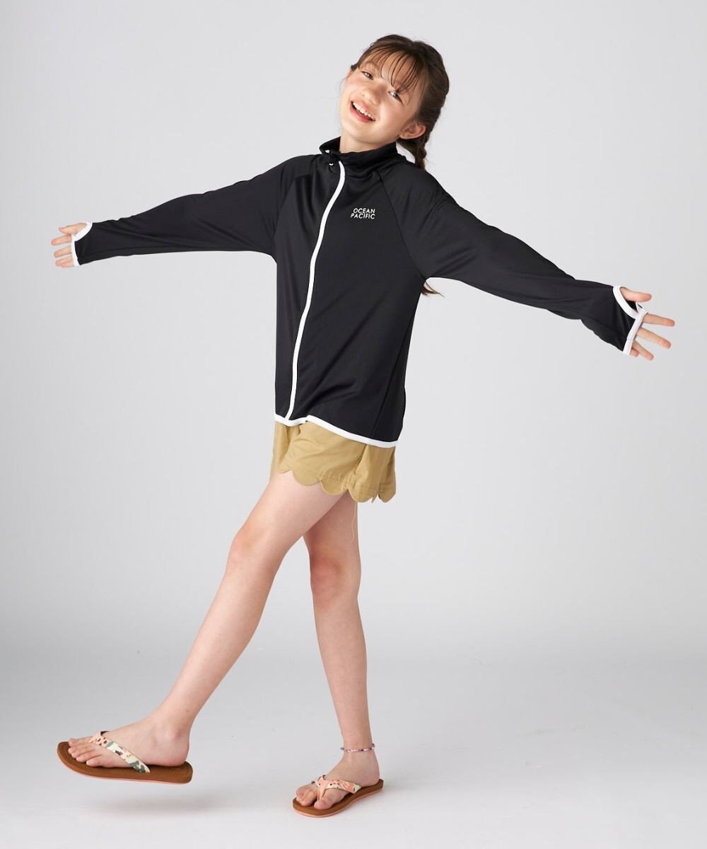 OP／FILA 【Ocean Pacific】フルジップ OPロゴラッシュガード 