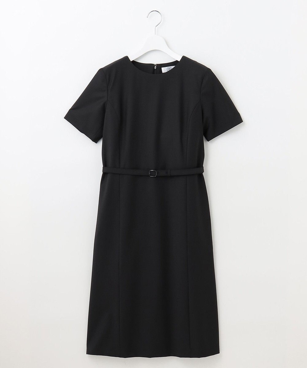 J.PRESS LADIES BAHARIYE SOLID フレアー ワンピース 