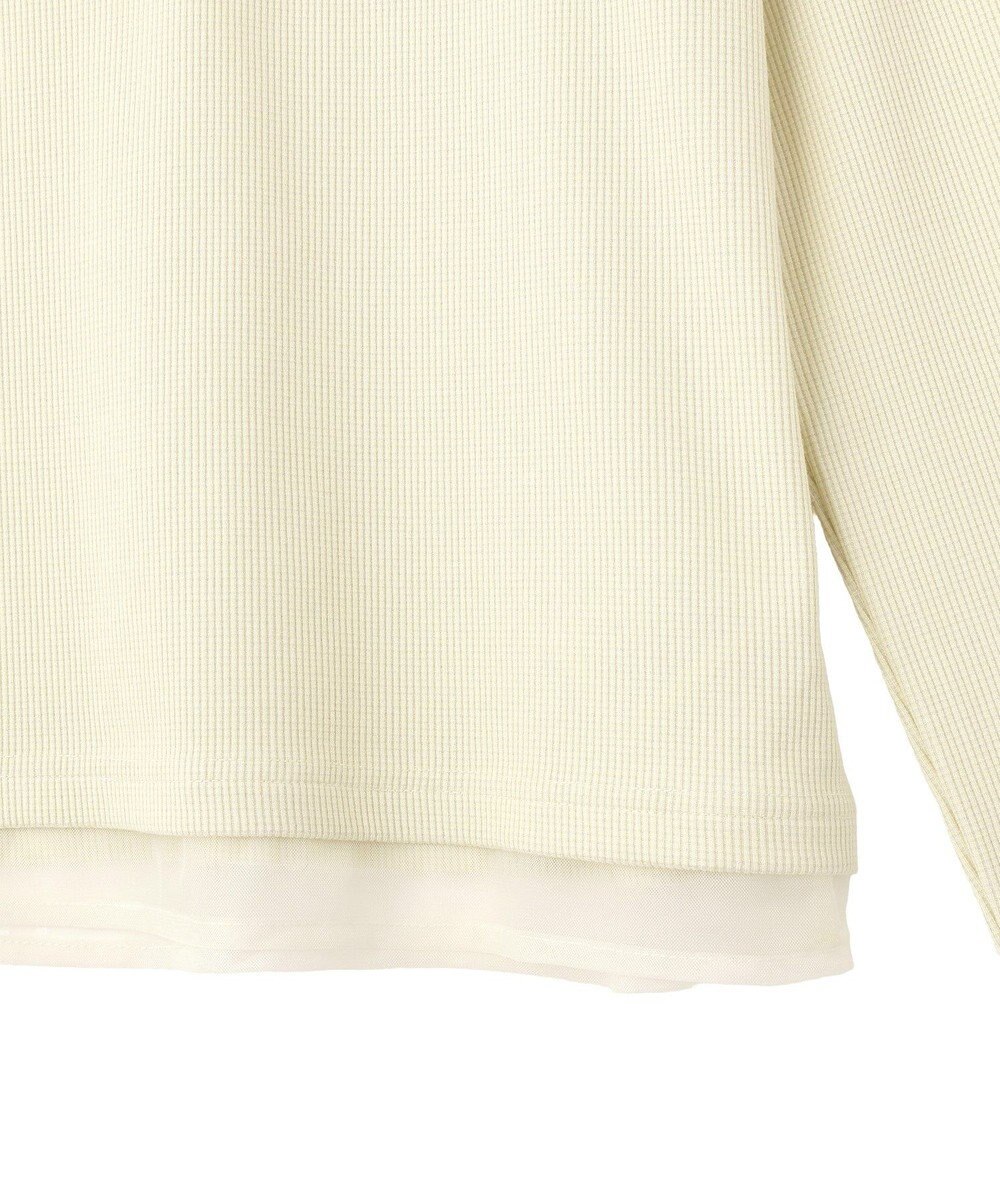 earth music&ecology レイヤード風テレコプルオーバー 