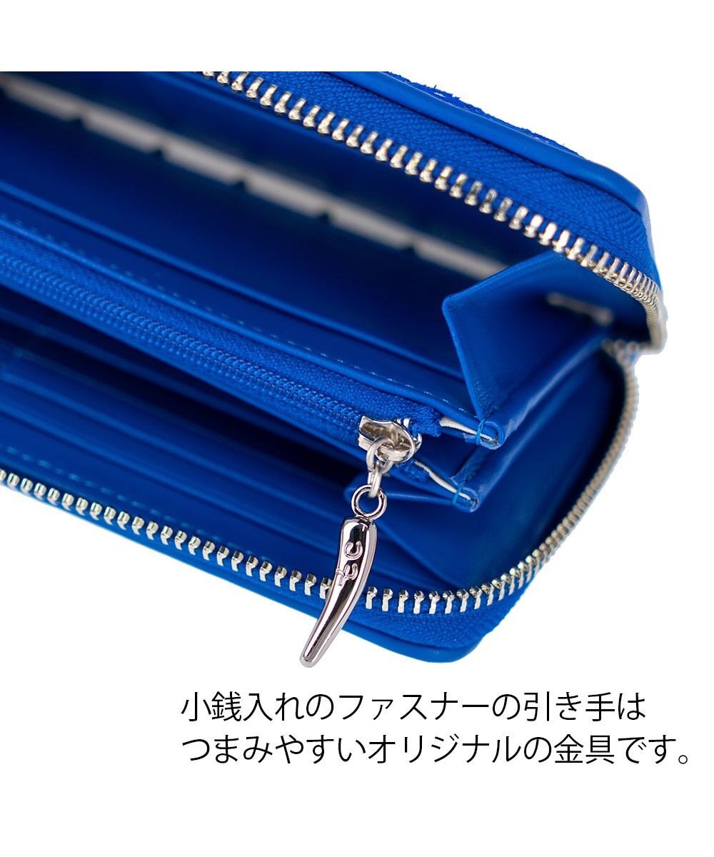 tsumori chisato CARRY キラメッシュ ラウンドファスナー長財布 