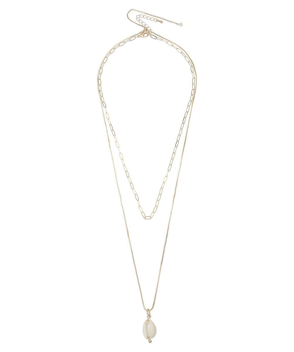 Green Parks ｅｖｅｒｙ　ｗａｌｋ．２本ＳＥＴ　シェルモチーフネックレス 