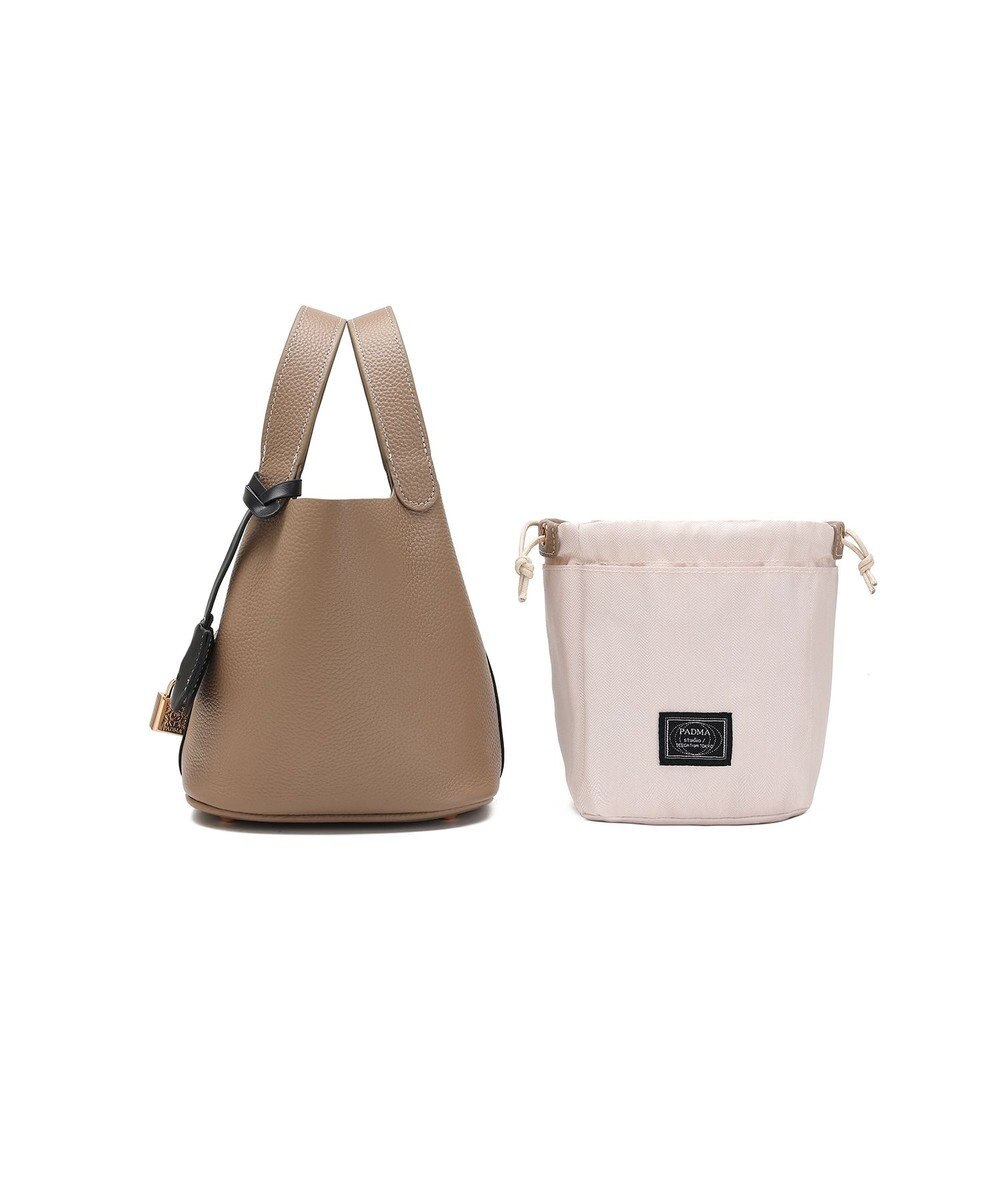 style code 【PADMA/パドマ】 キーチャーム付 本革ミニトートバッグ 