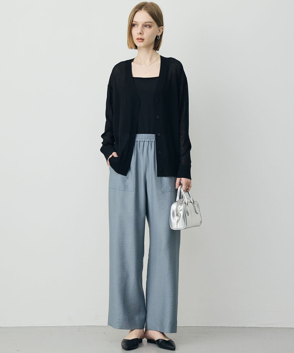 ICB L 【先行予約】ワッシャーツイル ワイドストレートパンツ 