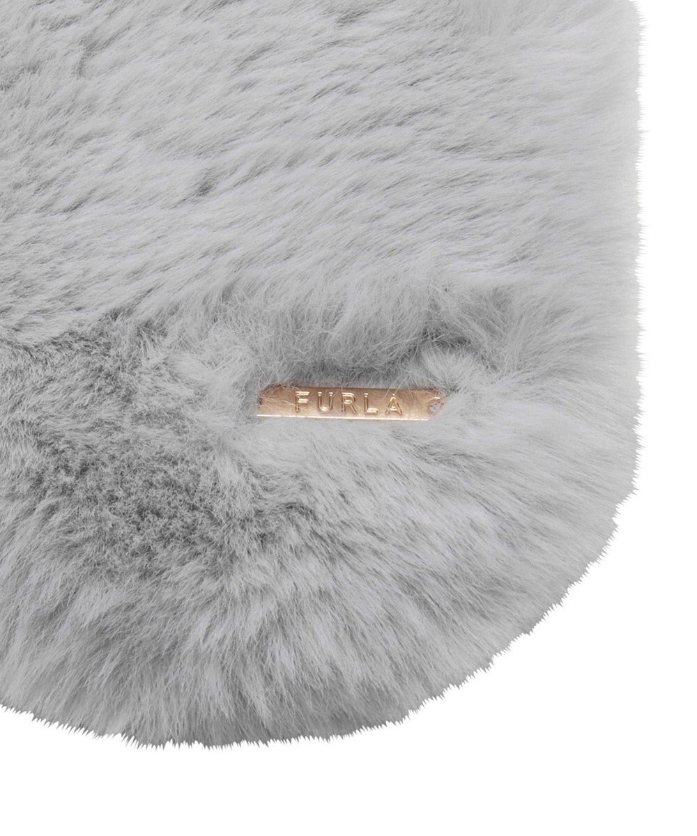 MOONBAT FURLA フェイクファーくしゅくしゅリボンマフラー 