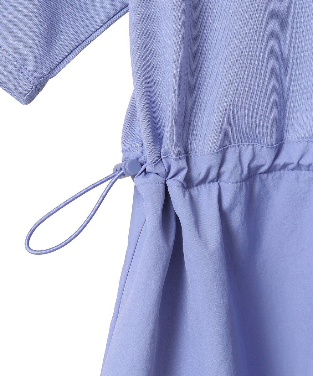 earth music&ecology 【接触冷感/洗濯機可】異素材ドッキングドロストチュニック 