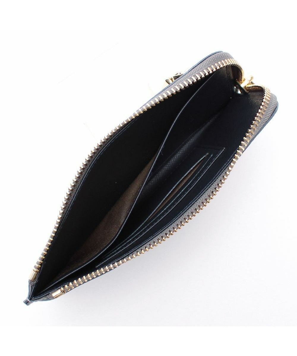 A.D.M.J. 【牛革】クロコ型押しオーガナイザーパース 