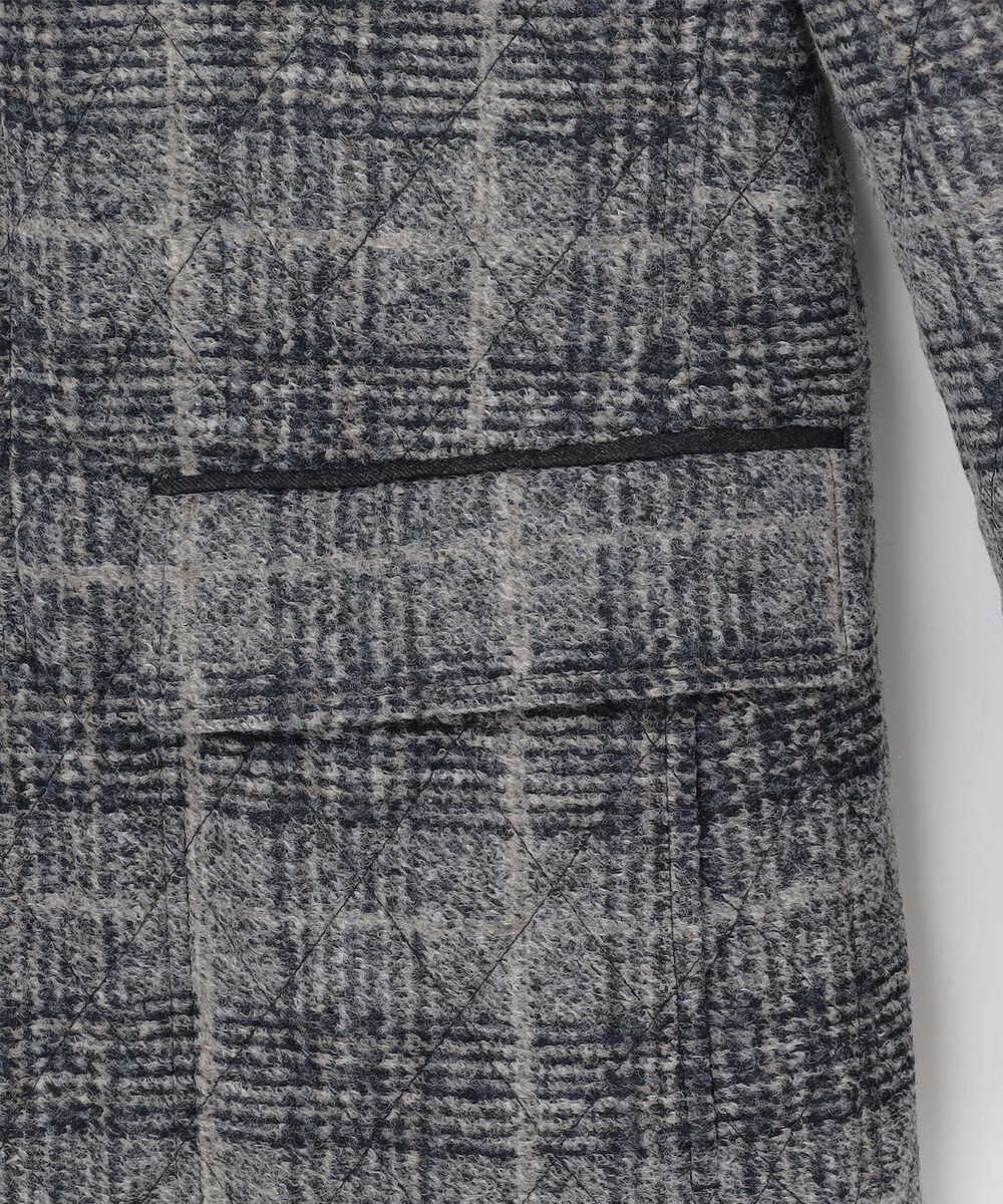 JOSEPH ABBOUD 【ストレッチ/イタリア素材/軽量】 イタリア素材使用・スライバーチェックジャケット 