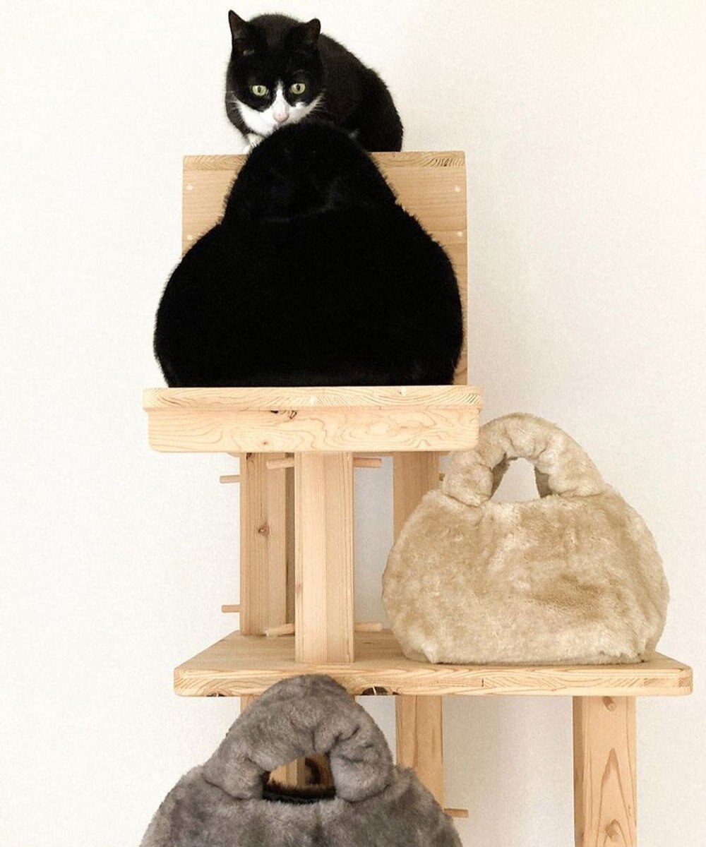 ROOTOTE 1325【まるで猫】SN.デリ.ファーブランケット-A 