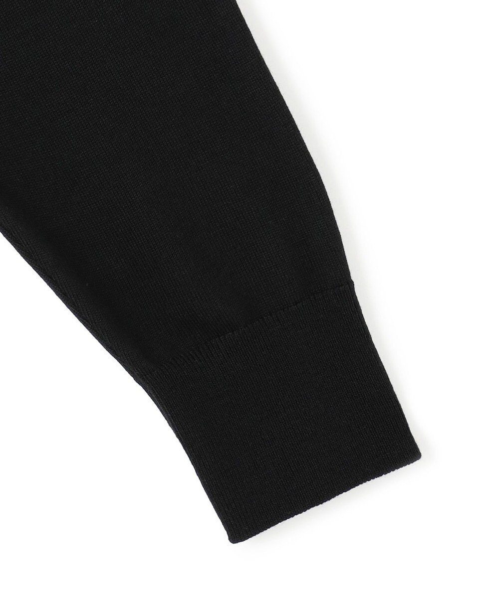 23区 L 【洗える/アンサンブル対応】サステナブルウール バイカラー カーディガン 