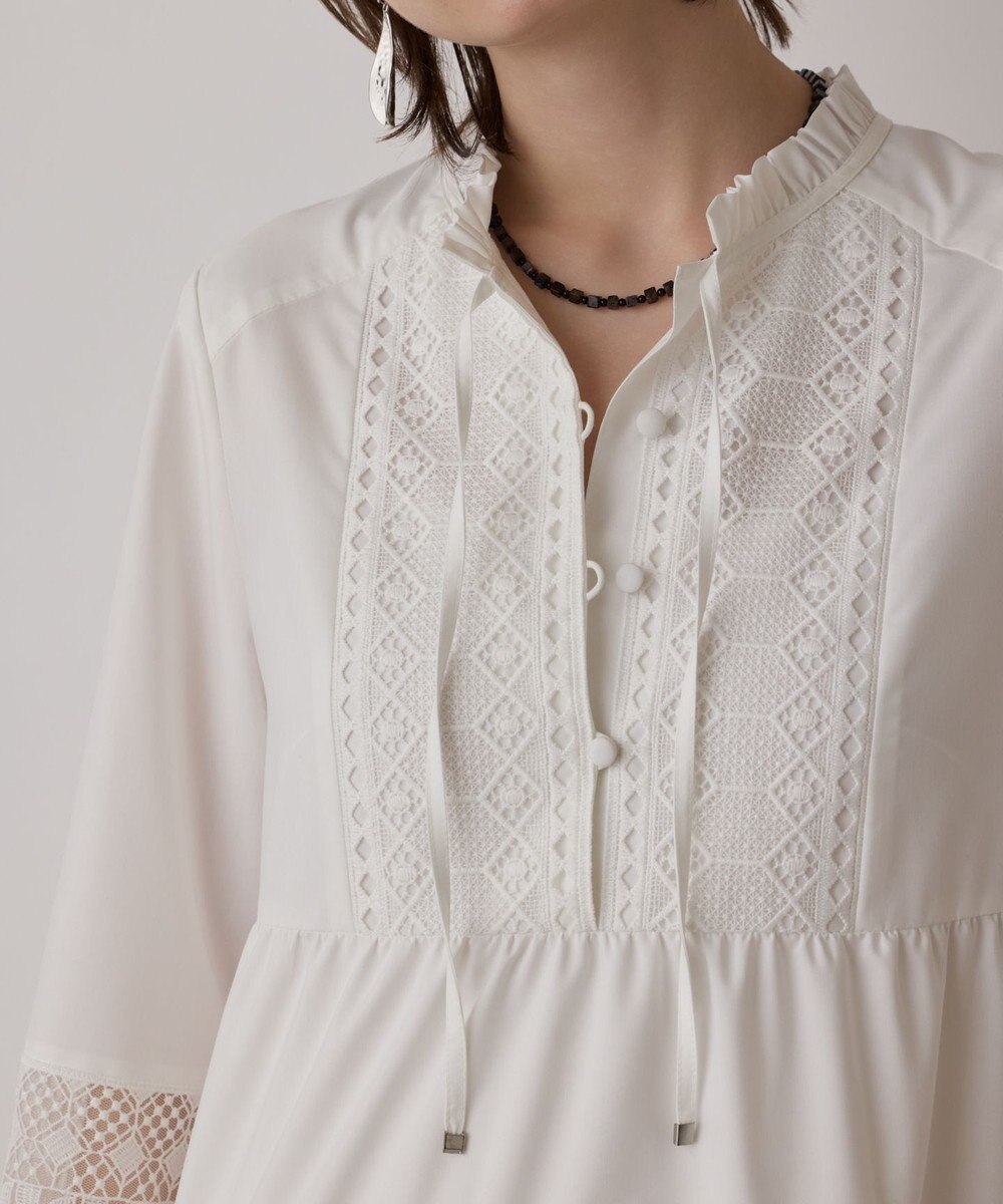 GRACE CONTINENTAL レースコンビワンピース 