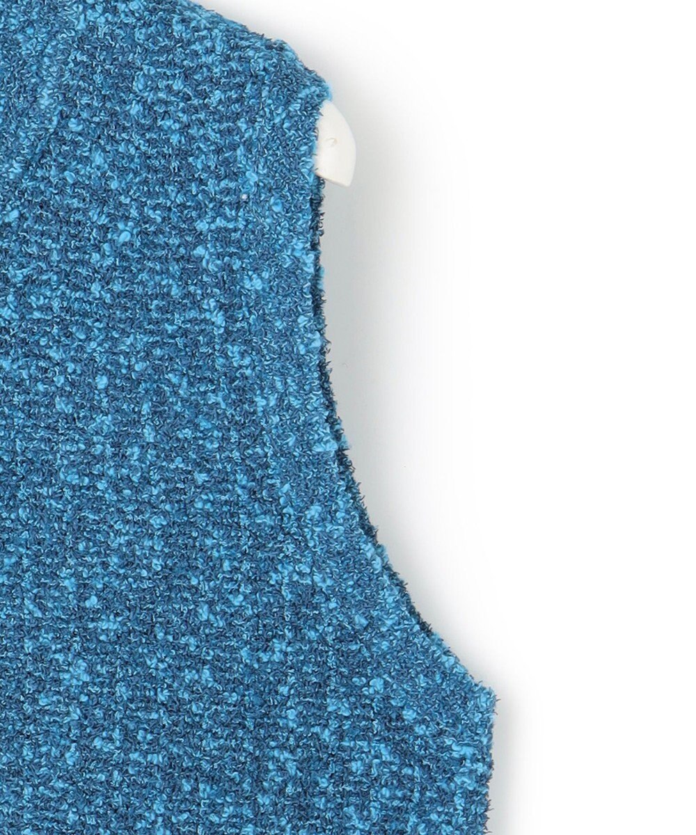 ICB 【洗える】 カラーニットツイード ベスト 