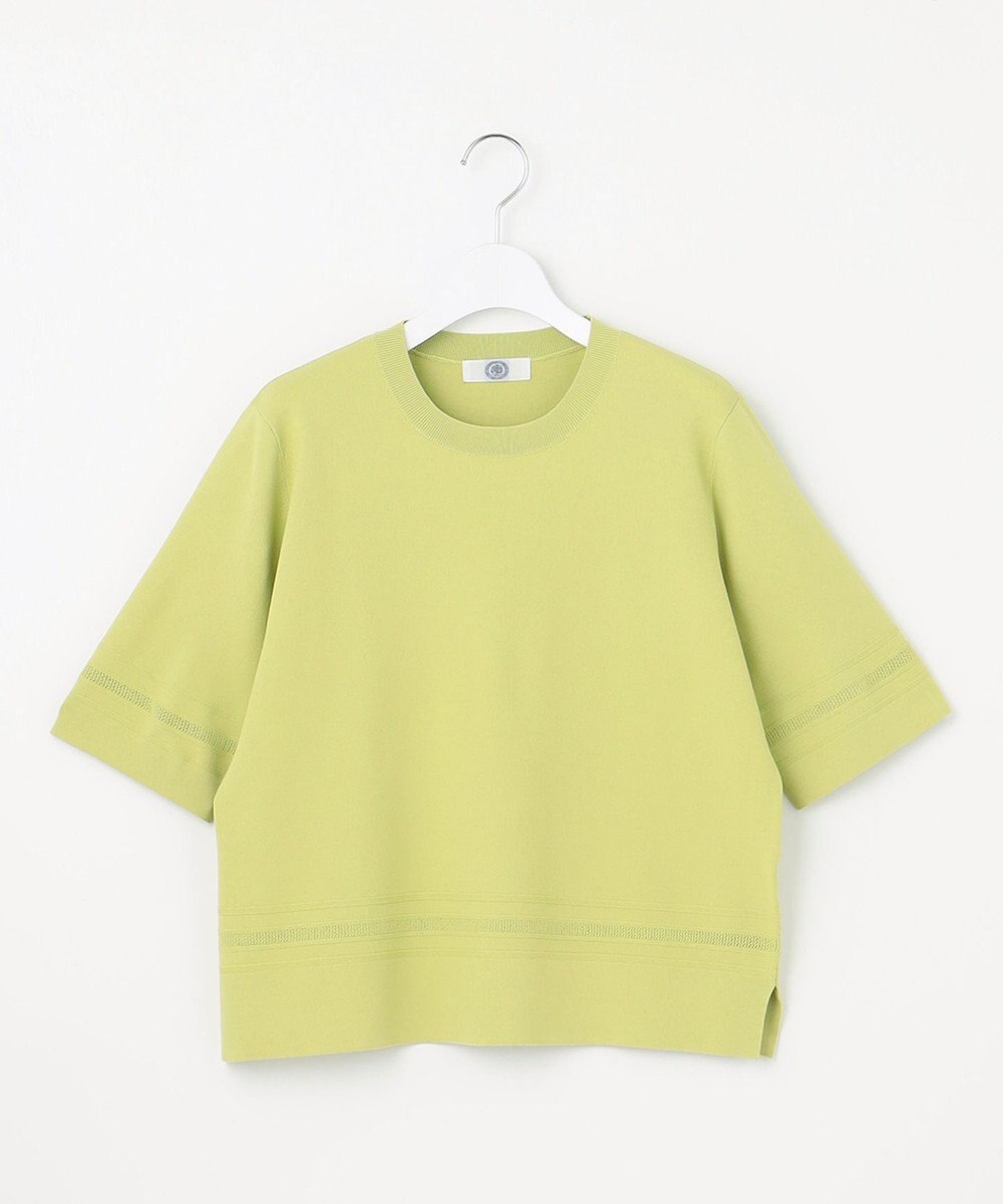 J.PRESS LADIES L 【洗える】RAYON ELITE STRETCH クルーネック ニット 