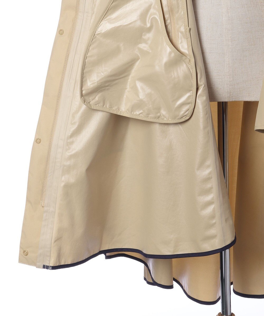 MOONBAT POLO RALPH LAURENRL パイピングレインポンチョ 無地 75デニール 収納袋付き 