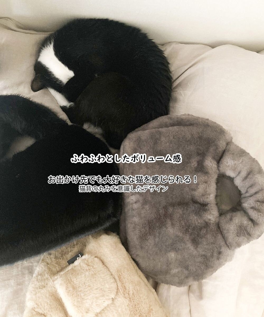 ROOTOTE 1325【まるで猫】SN.デリ.ファーブランケット-A 