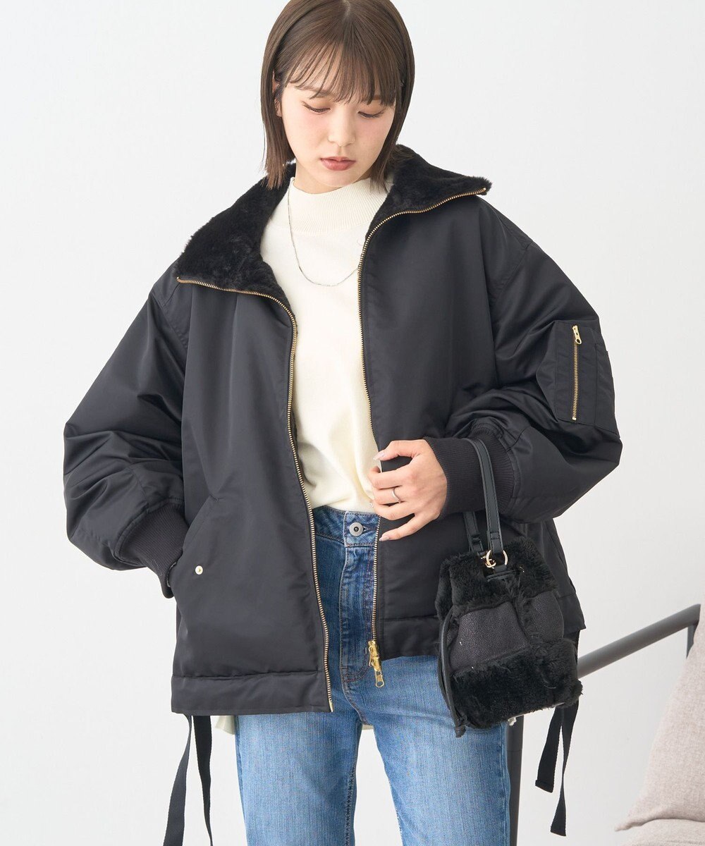 earth music&ecology リバーシブルMA-1 