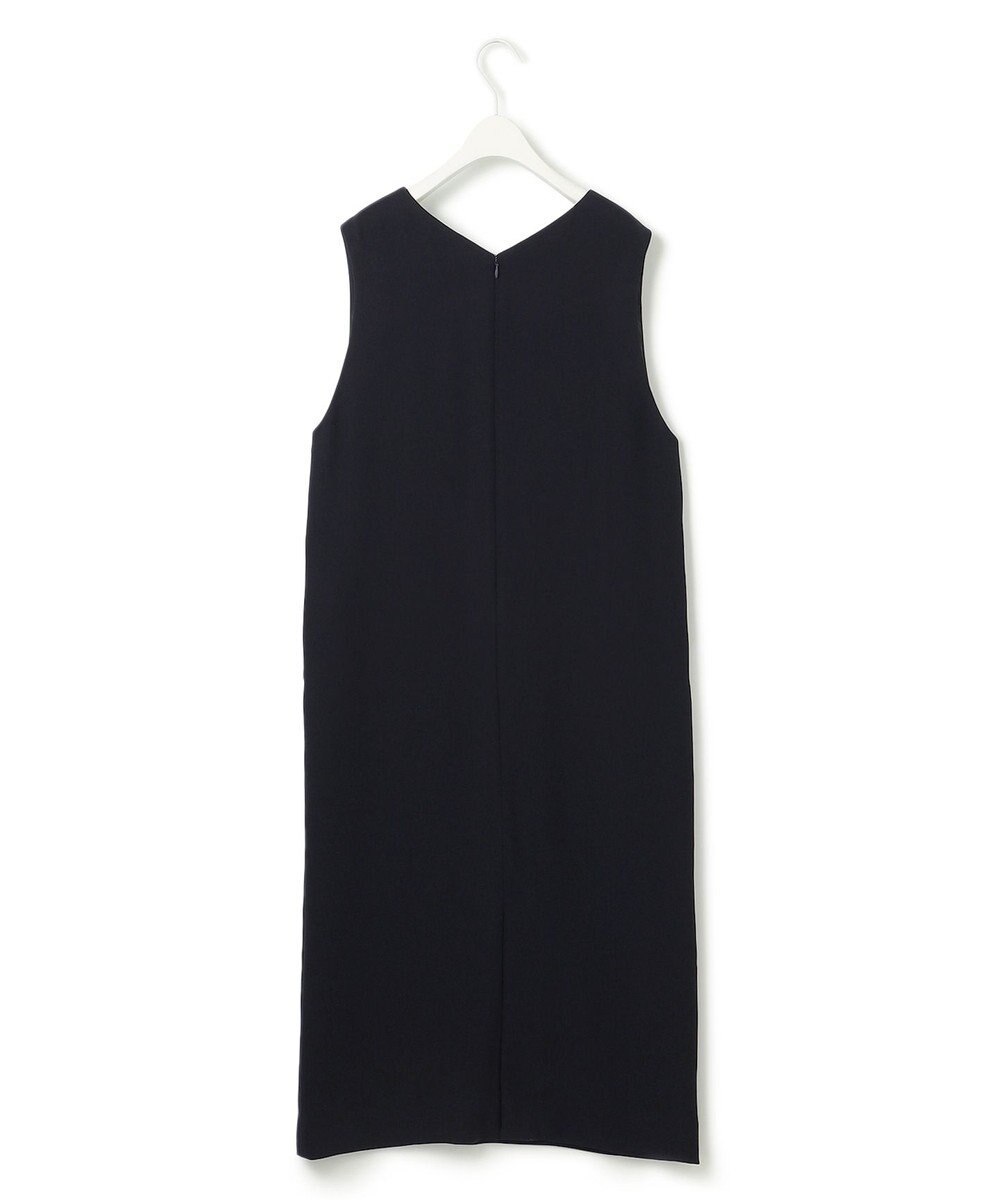 ICB L 【洗える】ライトダブルクロス Vネックワンピース 