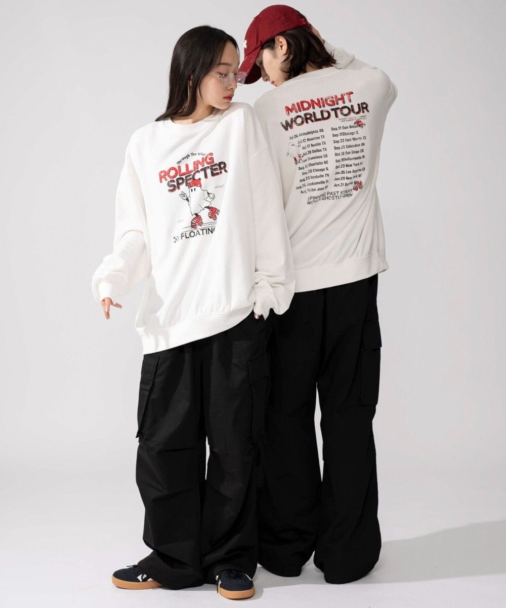 WEGO 【2025年秋冬新作/SMLXLサイズ展開/ユニセックス着用ITEM】アソートグラフィックプルオーバー 