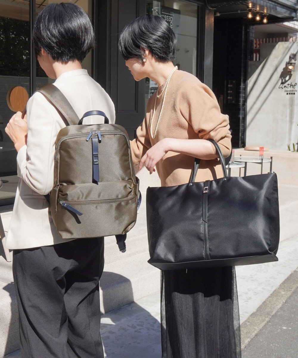 ACE BAGS & LUGGAGE PROGRES プログレ ミュー トートバッグ 2WAY セットアップ機能 ショルダーベルト付き 17396  トートバッグ レディース ユーティリティポケット ボストンバッグ 