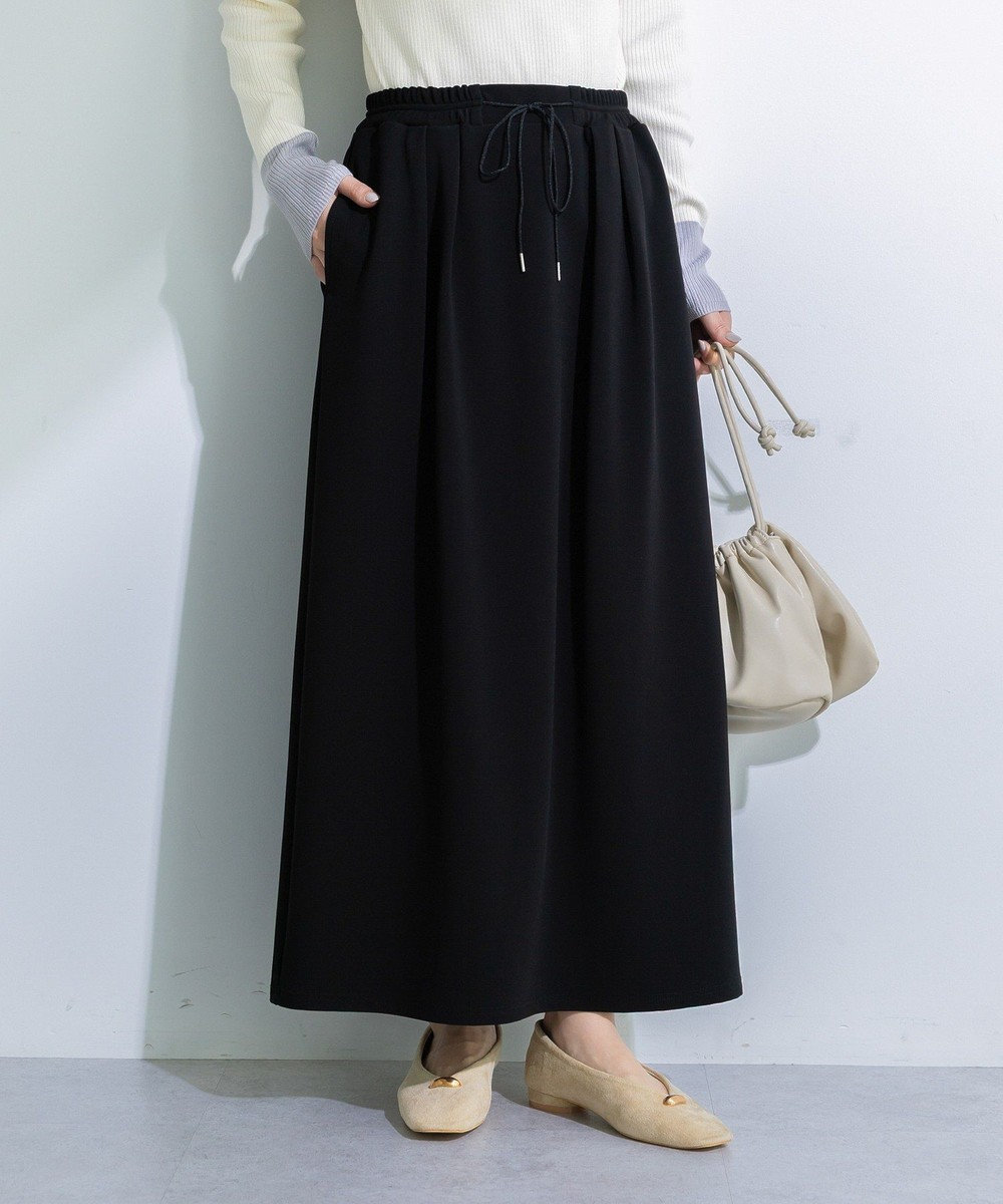 Green Parks 楽ちんリップルＩラインスカート 