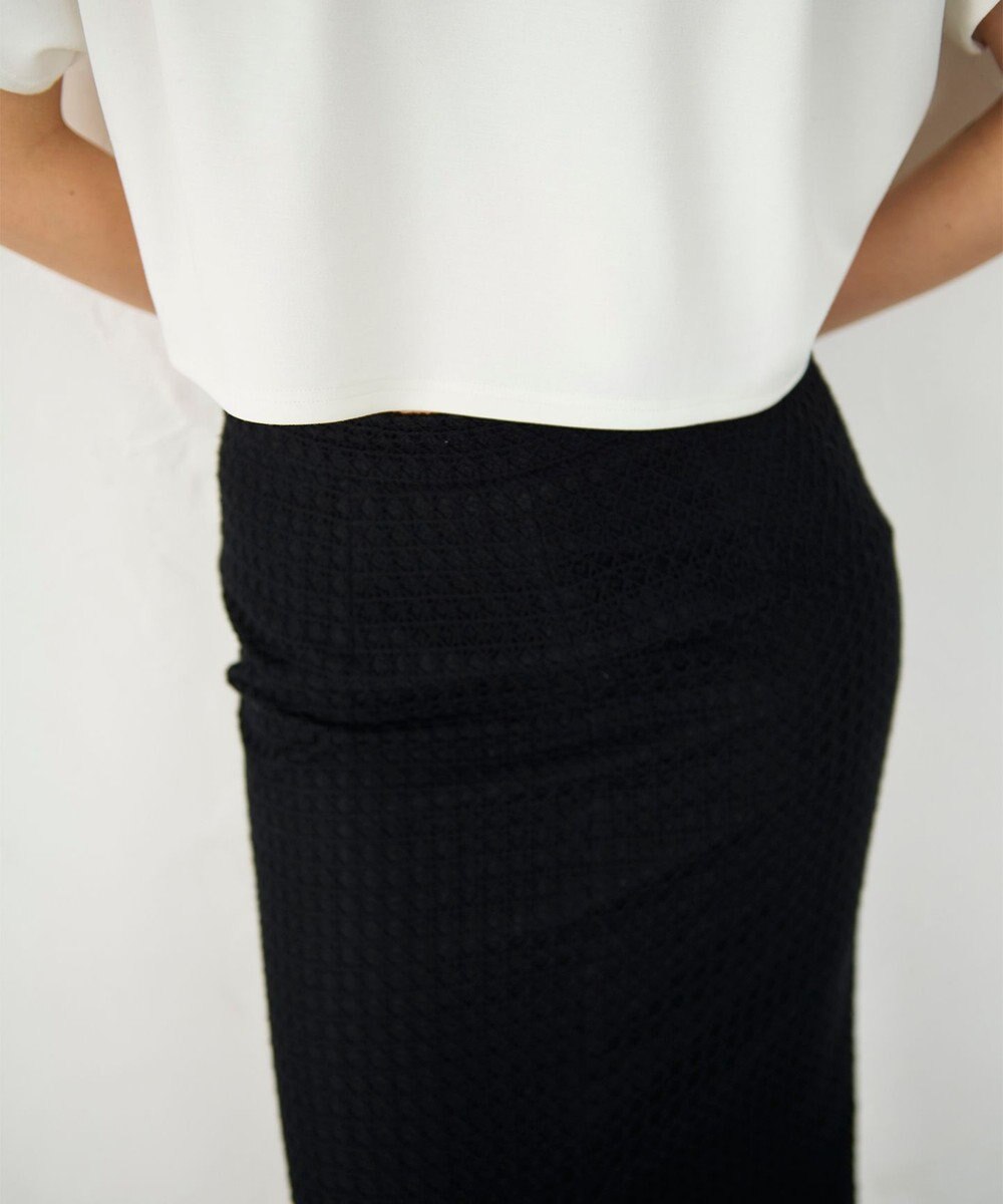 GRACE CONTINENTAL ラッセルメッシュスカート 