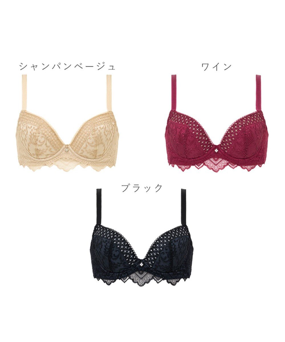 BRADELIS New York 【BRADELIS New York ブラデリス】ジャクリーンステップ3ブラ24A1 育乳補整 補正 ブラジャー 下着 幅狭ワイヤーでバストを整える 