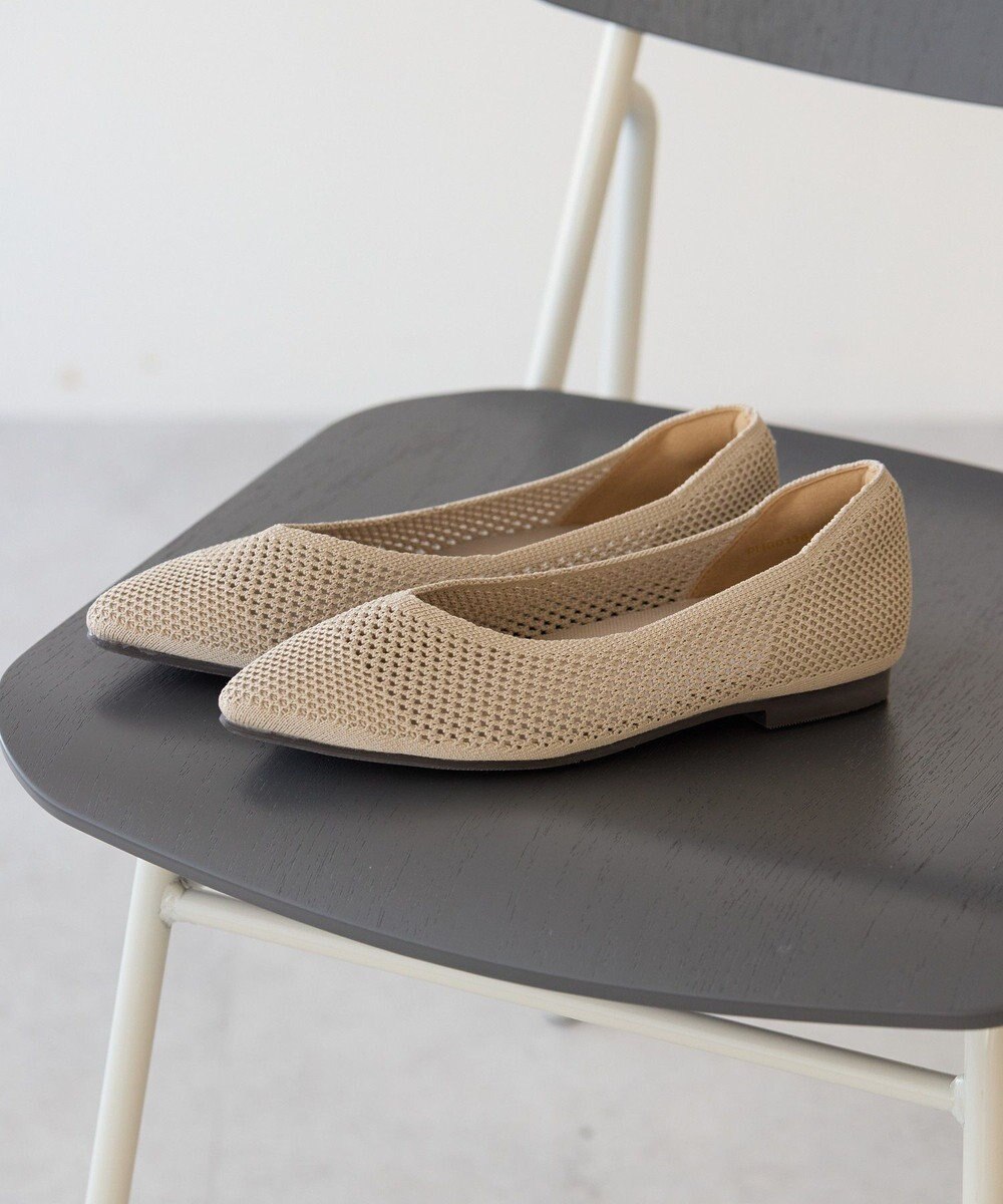 AMERICAN HOLIC 【整履き】メッシュニットフラットパンプス 