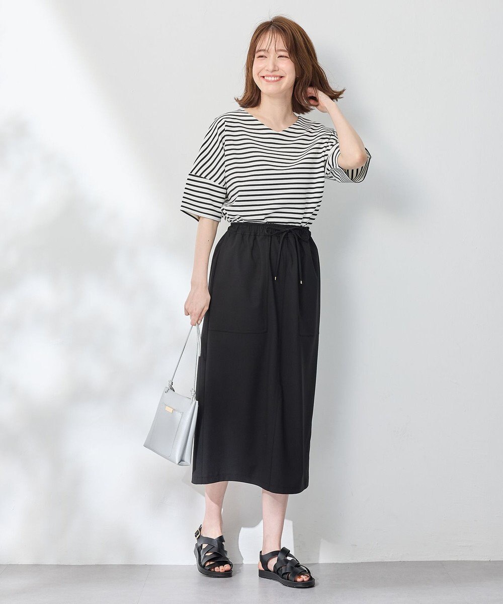 ANY 【セットアップ可能/UVケア/接触冷感/ストレッチ】イージーケアタイトスカート 