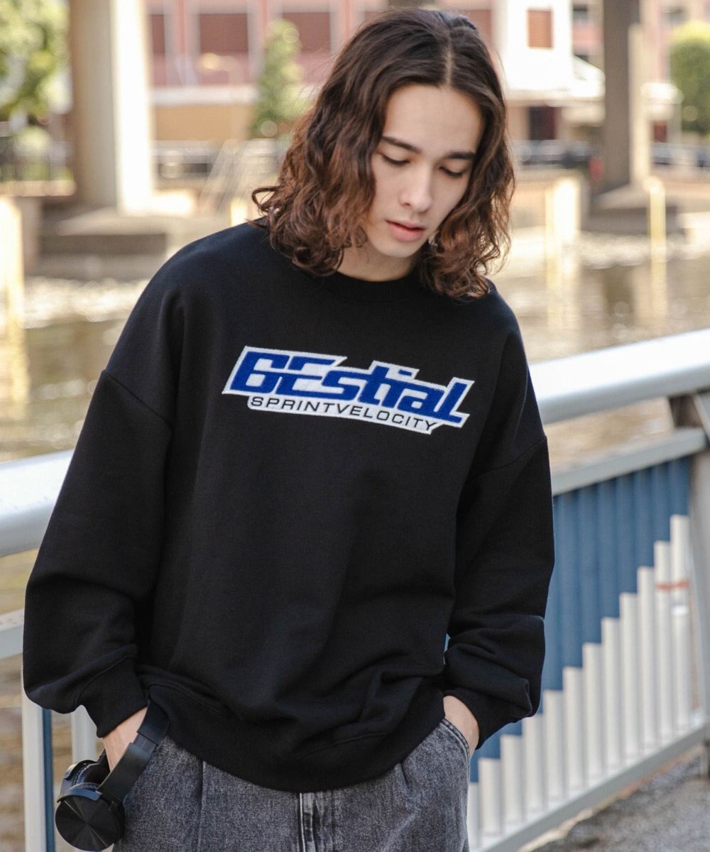 WEGO ヘビーウエイトサガラグラフィックプルオーバー 