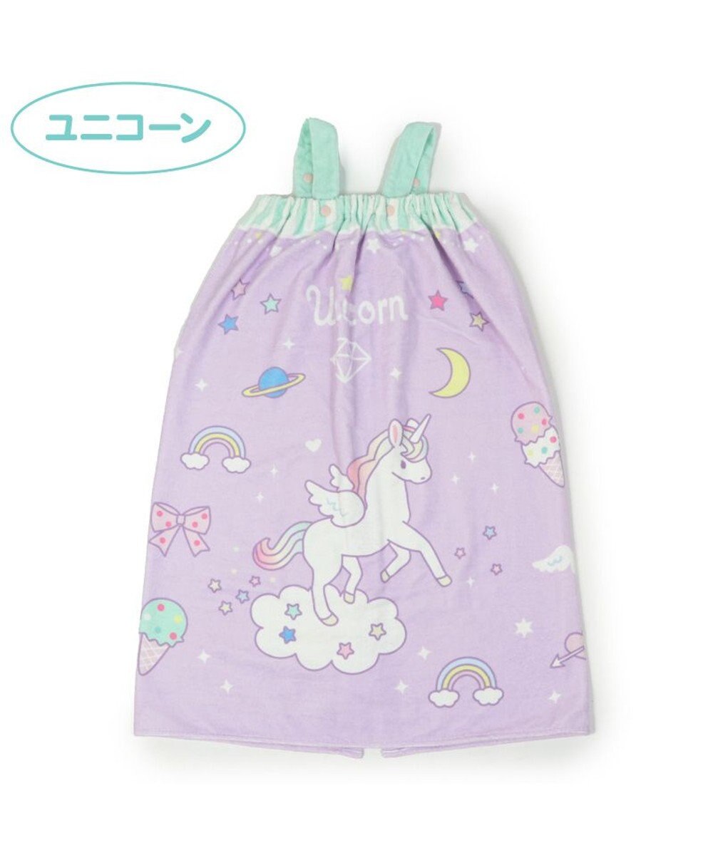Mother garden マザーガーデン 水泳 ラップタオル 80×120cm 《ユニコーン 柄 / レモンくま柄》 