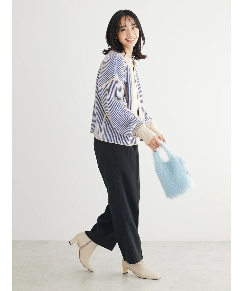 Green Parks あったかきれいシルエットストレートパンツ 