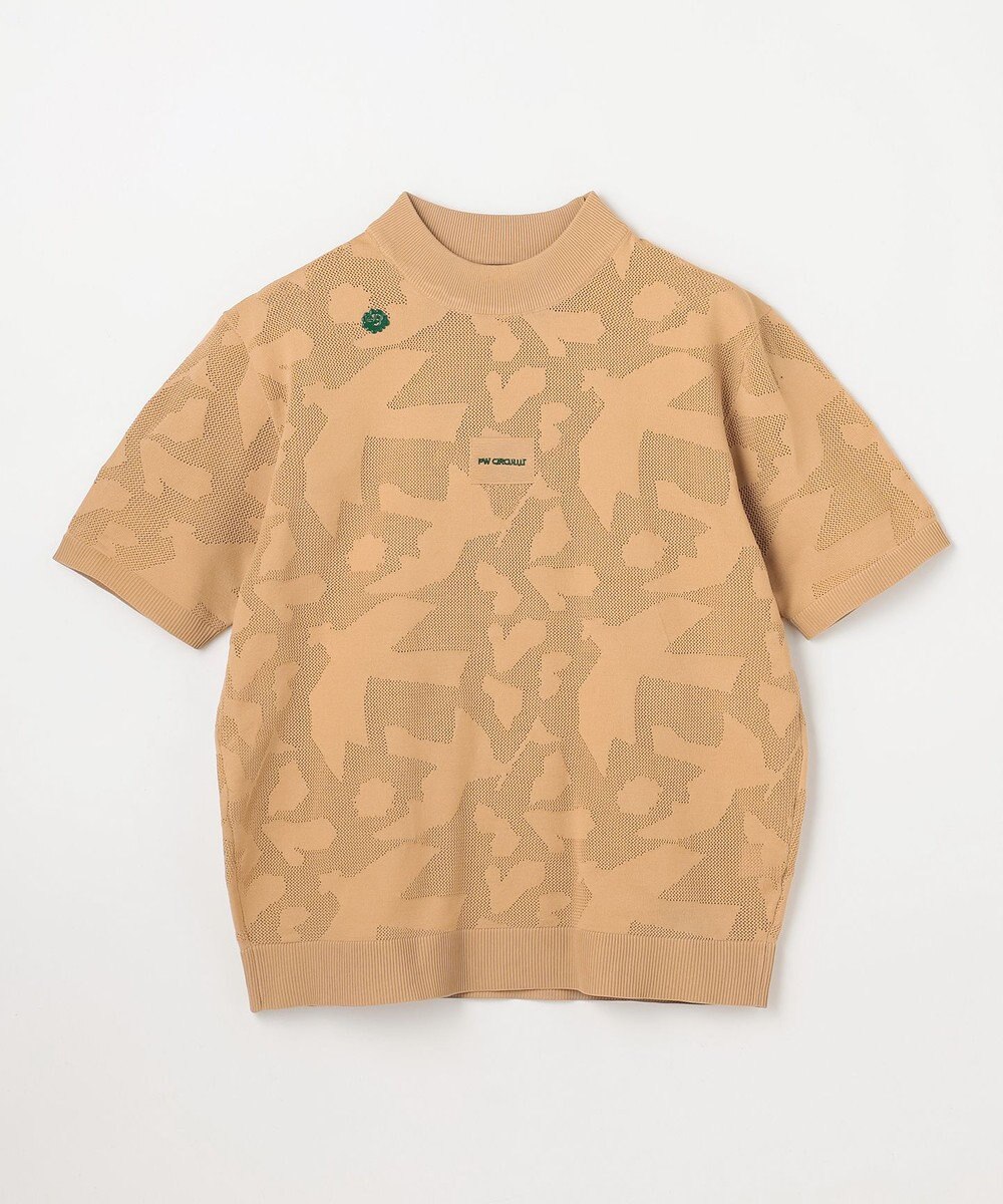 PW CIRCULUS 【MEN】ＤＯＶＥモチーフ ニットモックネック ゴルフ 