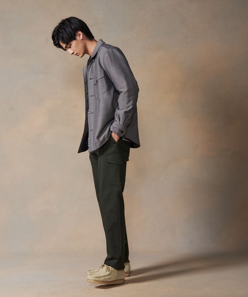 J.PRESS MEN ハイパワーストレッチスローンカーゴパンツ 