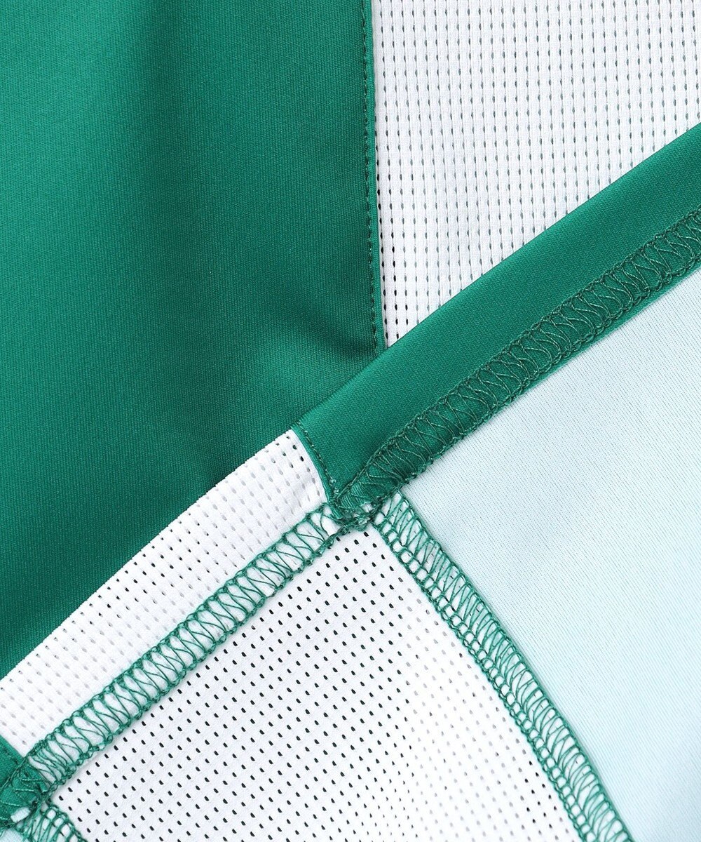 PW CIRCULUS 【吸水速乾 / UV遮蔽率96.3% UVカット / ストレッチ】【WOMEN】メッシュコンビモックネックT ゴルフウェア レディース 