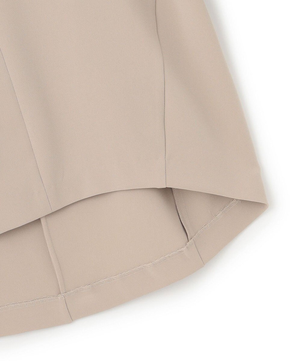 BEIGE， 【洗える】RUE / スリットネックフォルムブラウス 