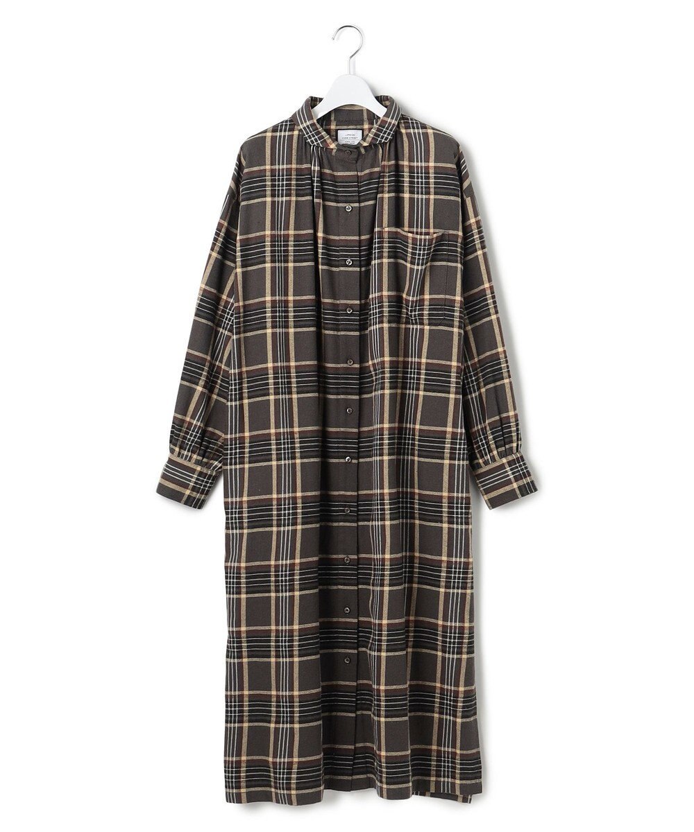 J.PRESS YORK STREET 【WOMEN】チェック シャツワンピース 