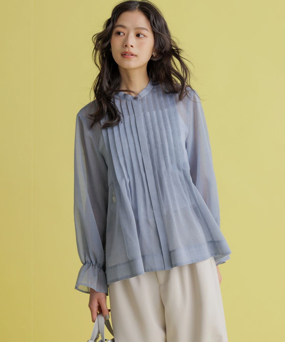 組曲 L エアリーボイルシアー ブラウス 