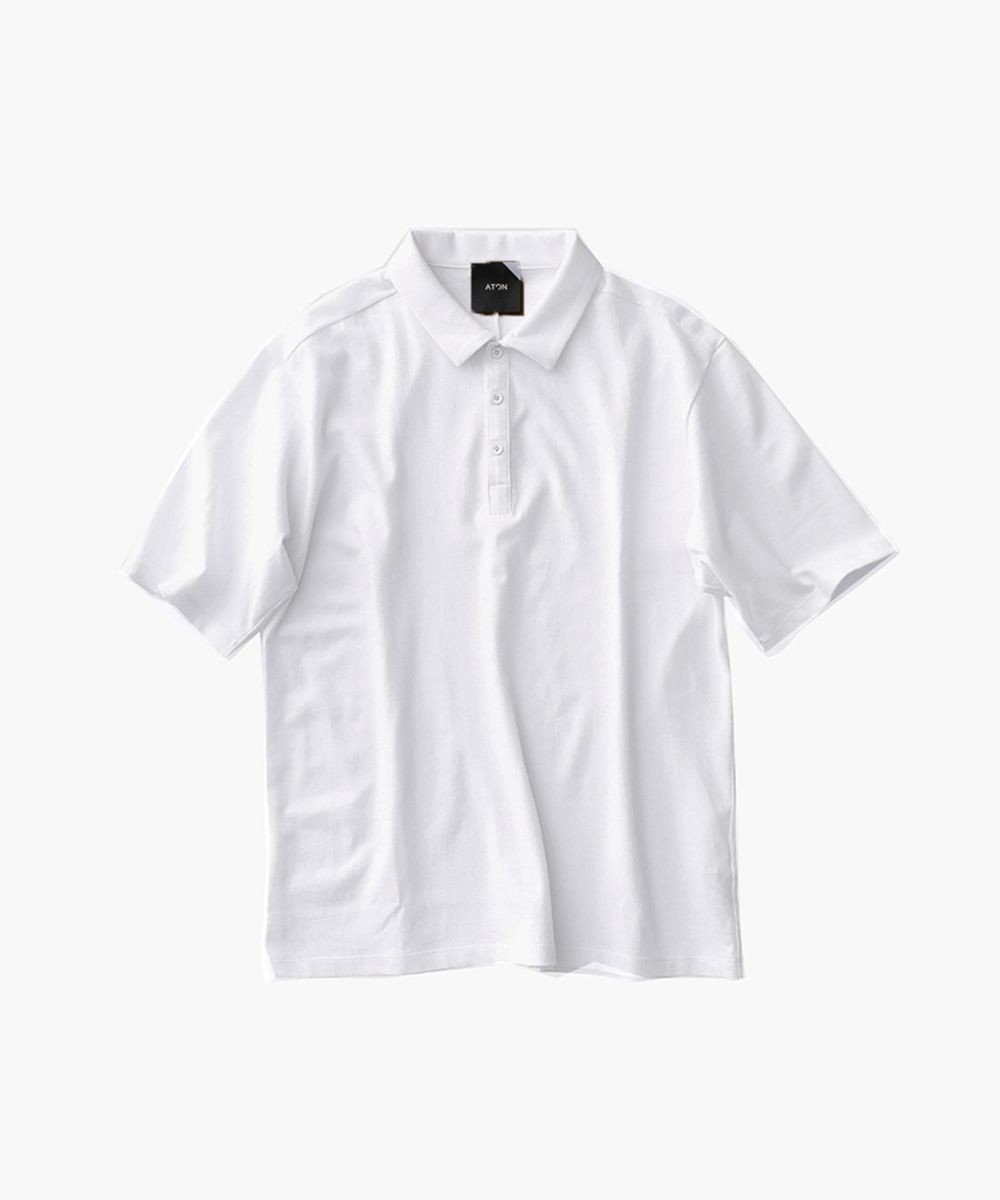 ATON FRESCA PLATE | ポロシャツ - UNISEX WHITE