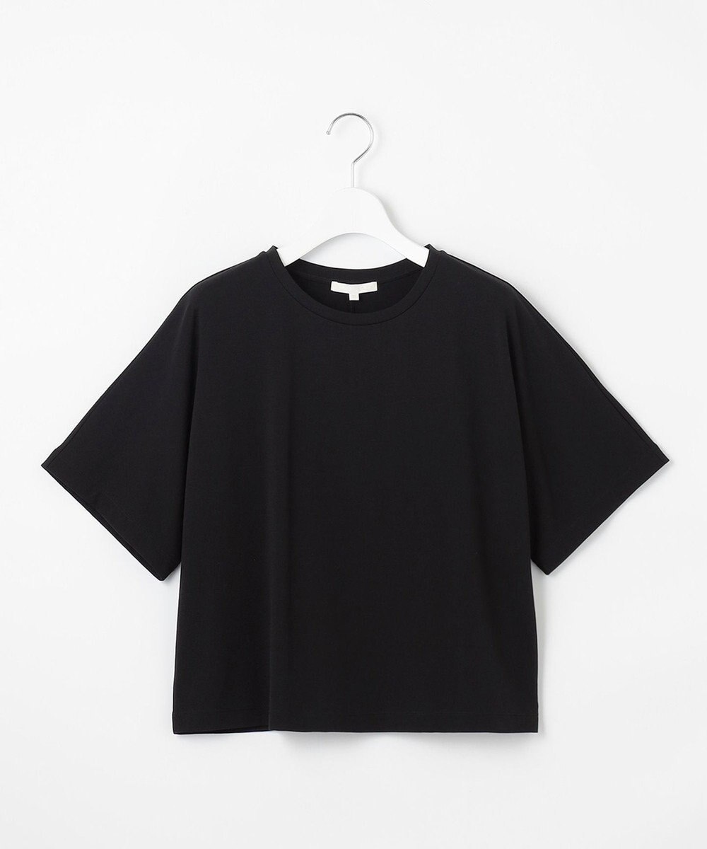 自由区 S 【接触冷感・UVカット・吸水速乾・抗菌防臭・洗える】ハイカウントクロップド丈 Tシャツ 