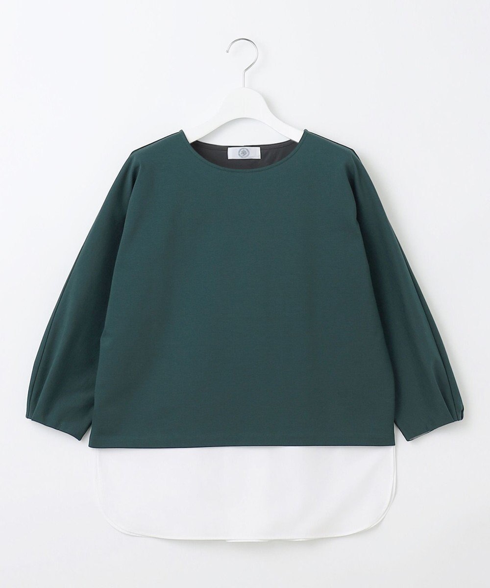 J.PRESS LADIES S TCポンチ ドルマンスリーブ レイヤード カットソー 