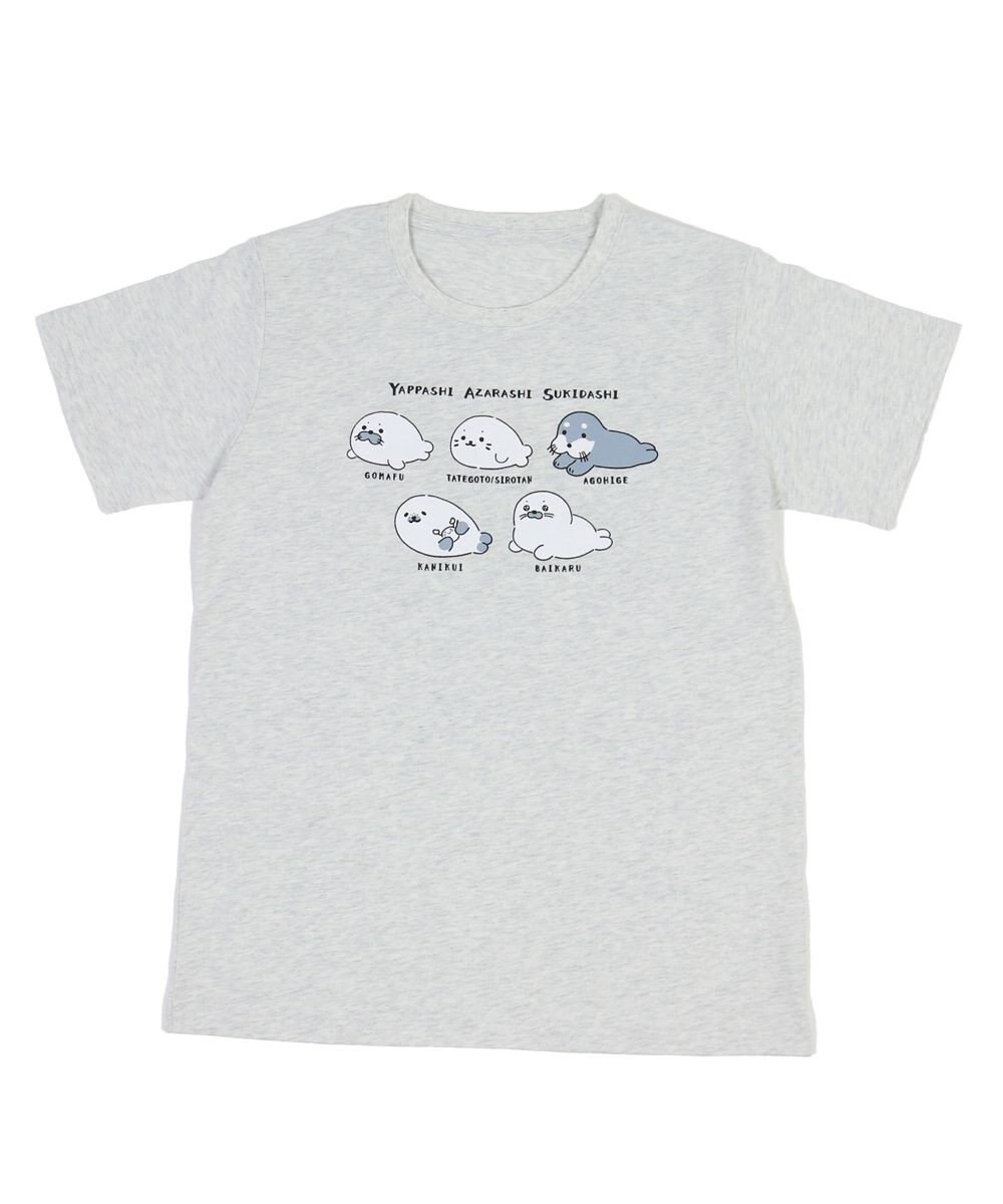 Mother garden しろたん半袖 Tシャツ 《アザラシ好きだし》 ユニセックス 