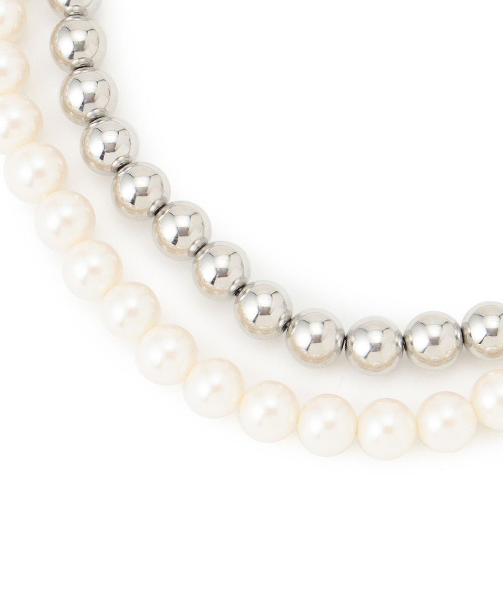 23区 【APPLAUDIR】パール＆ボールミックス ネックレス 