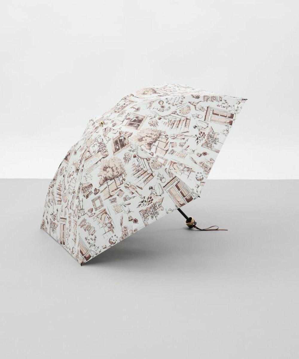 AURORA 【 Beaurance （ビューランス）】プリント夢が棲む場所　晴雨兼用傘（折りたたみ傘） 