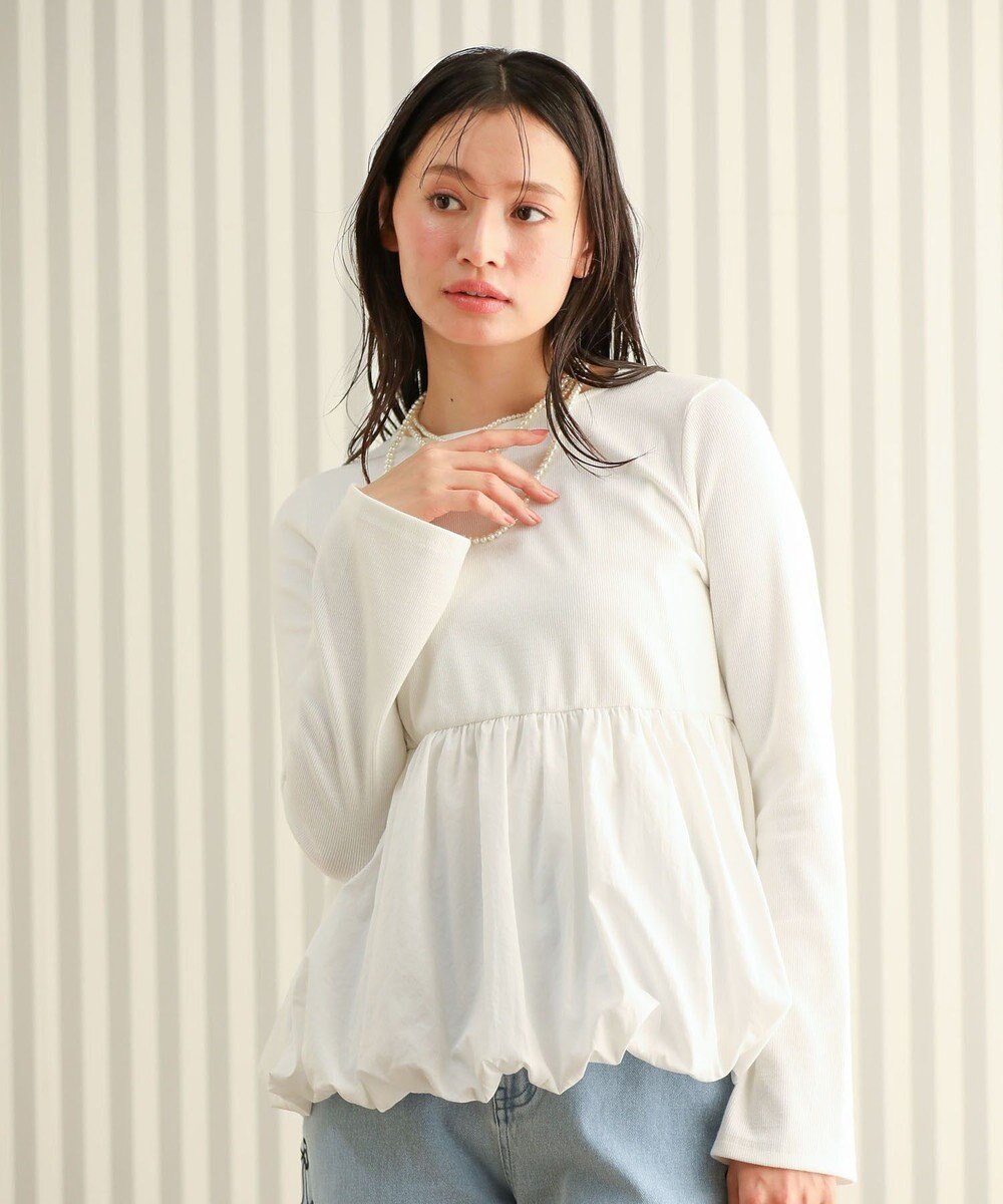 Green Parks ・ＳＵＧＡＲ　ＳＰＯＯＮ　裾バルーンプルオーバー 