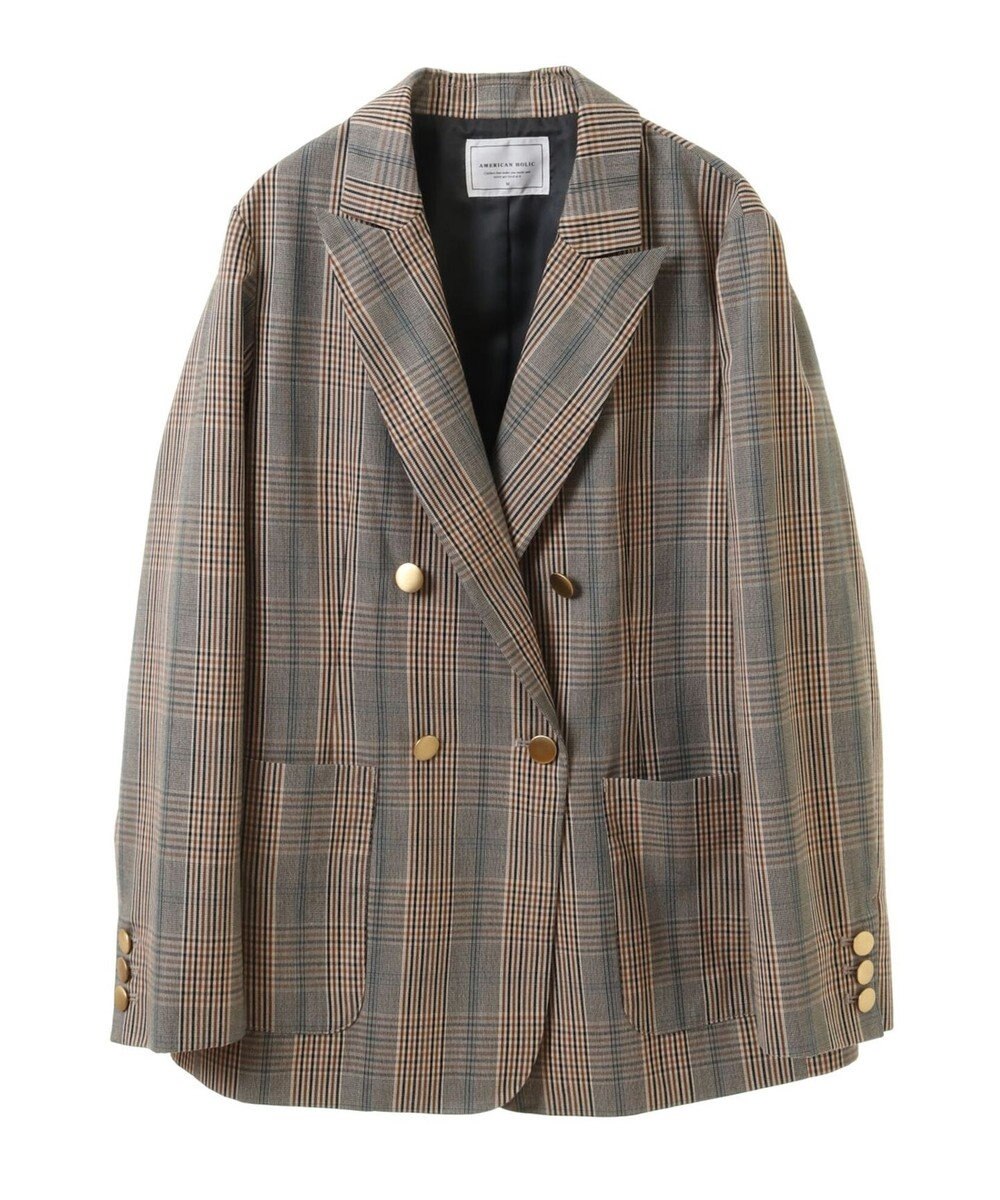 AMERICAN HOLIC Ｗボタンテーラードジャケット 