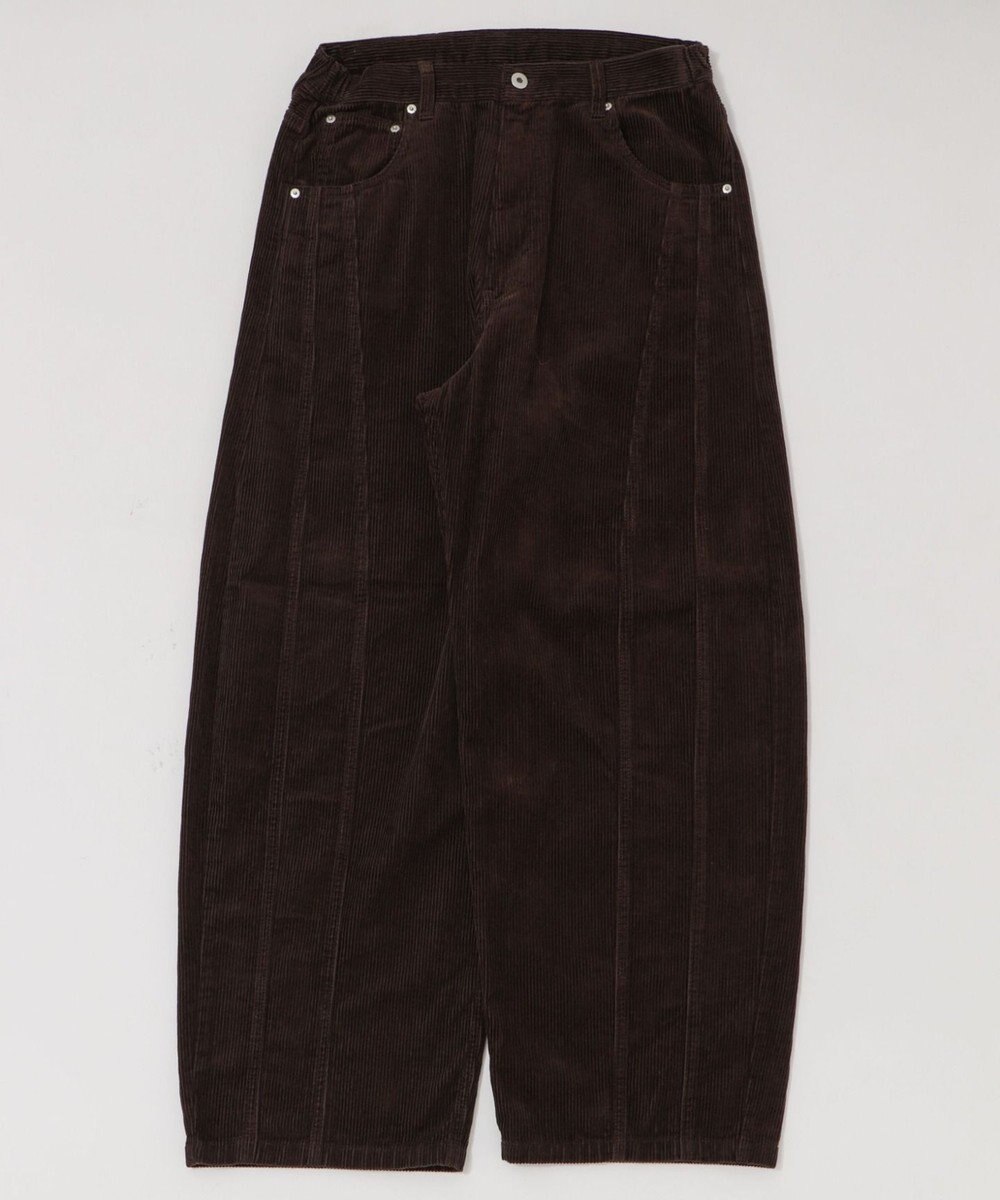 WEGO イージー3Dバレルレッグコーデュロイパンツ 