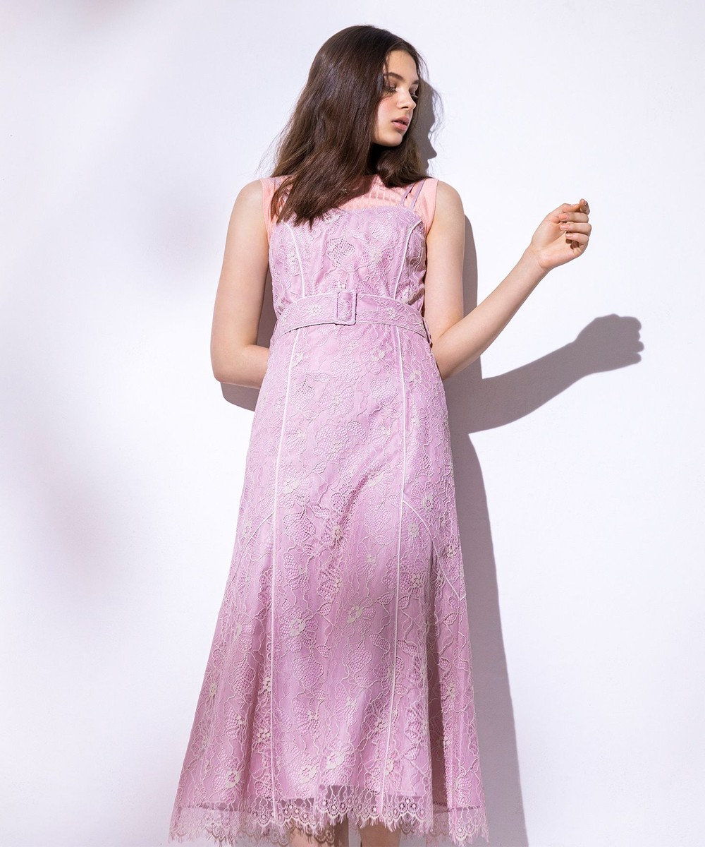 TOCCA 【WEB限定】【TOCCA LAVENDER】Floral Lace Camidress キャミソールドレス ピンク系7