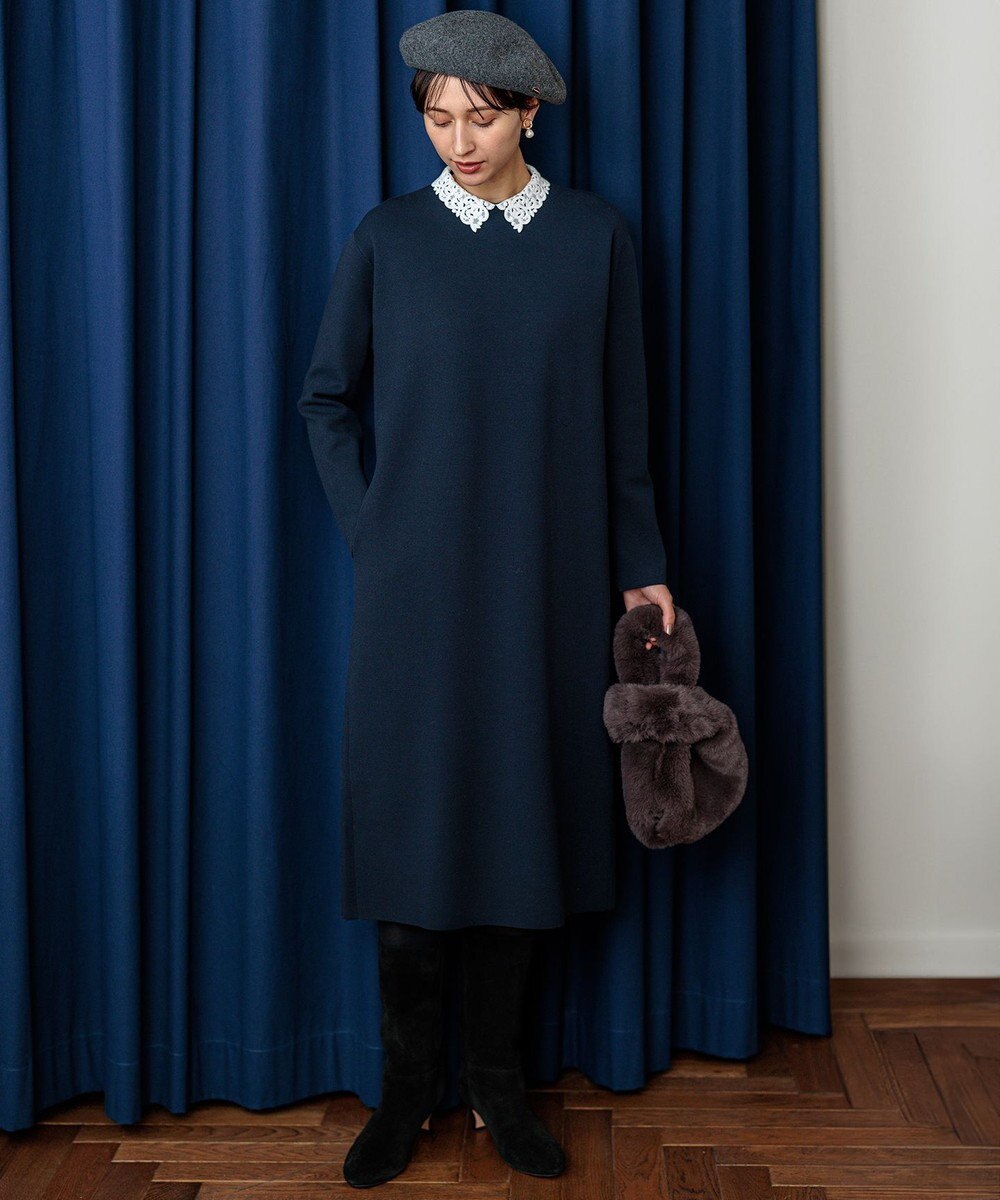 23区 フェイクファー チェーン バッグ 