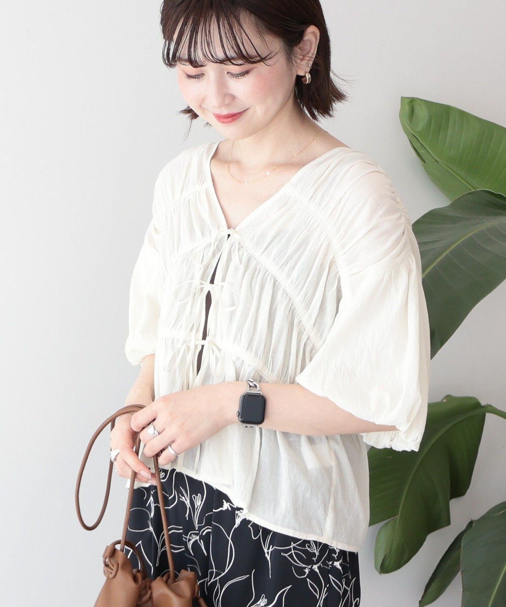 AMERICAN HOLIC フロントリボンブラウス 