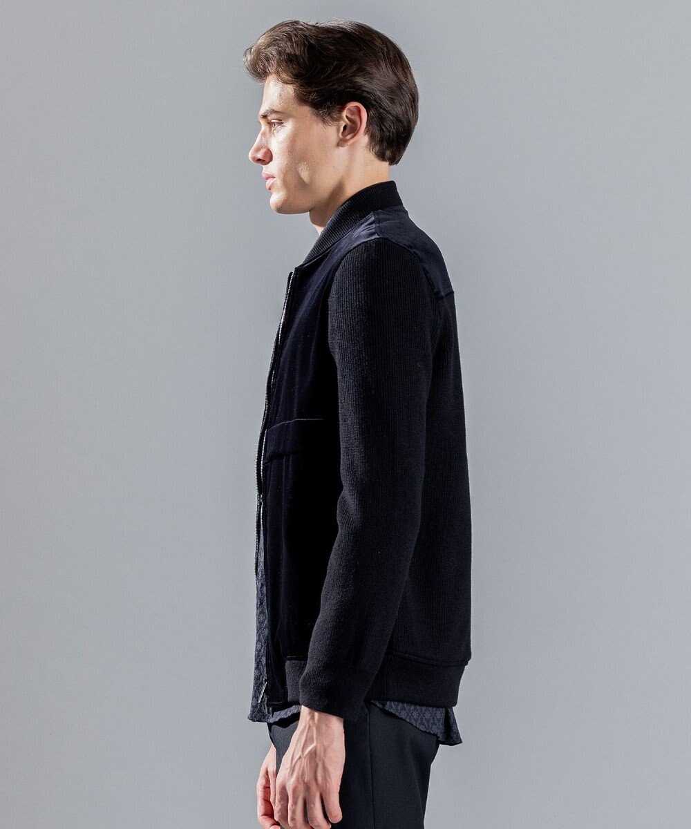 JOSEPH HOMME PONTOGLIO VELVET KNIT BLOUSON 