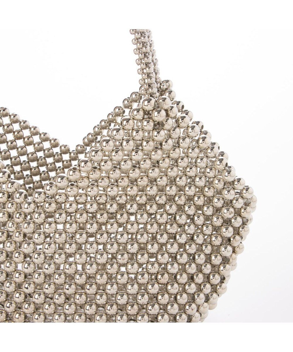 UNBILLION カシュカシュ cachecache / ビーズハート手提げバッグ 